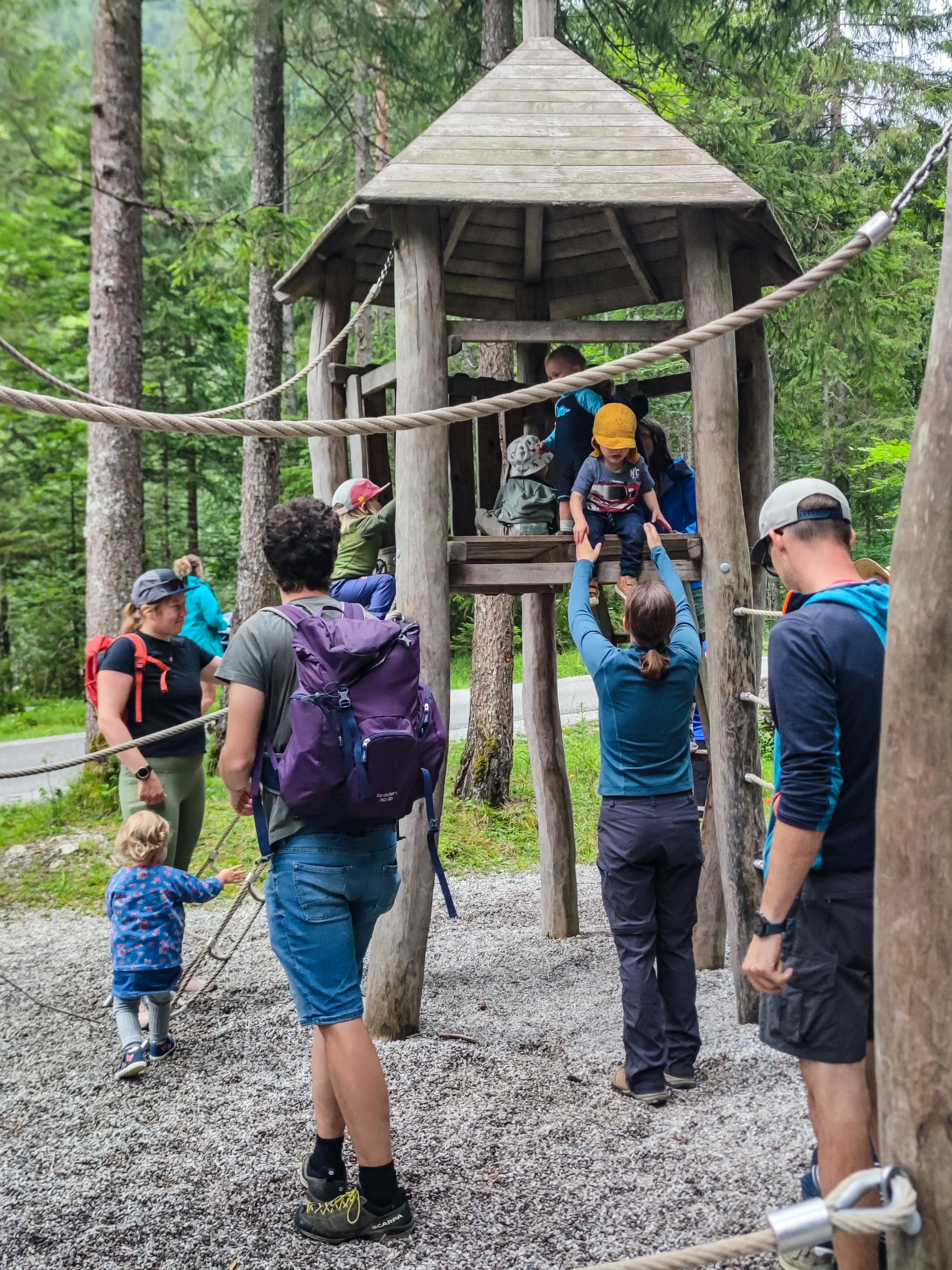 Wanderung Steinzeitweg Familiengruppe | © DAV Laufen