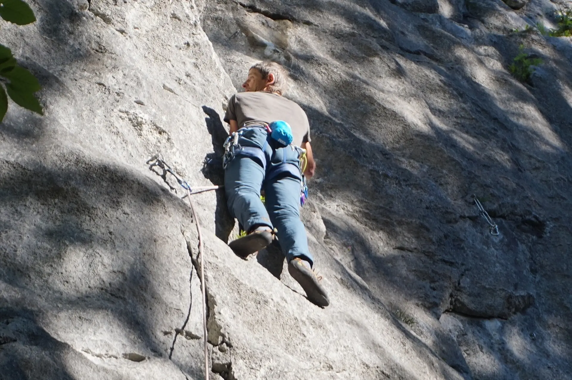 Klettern am Katastrophenfels bei Schneizlreuth | © DAV Laufen