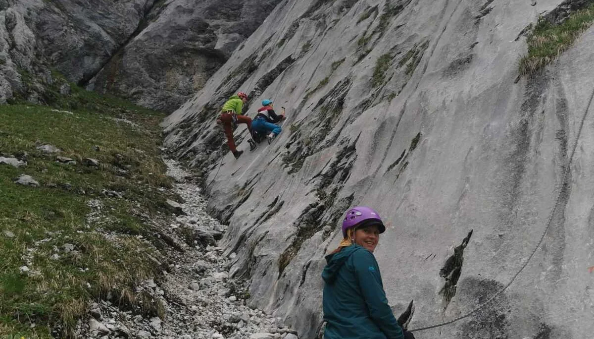 Bericht Laufener Hütte Kontrolle Klettergarten | © DAV Laufen