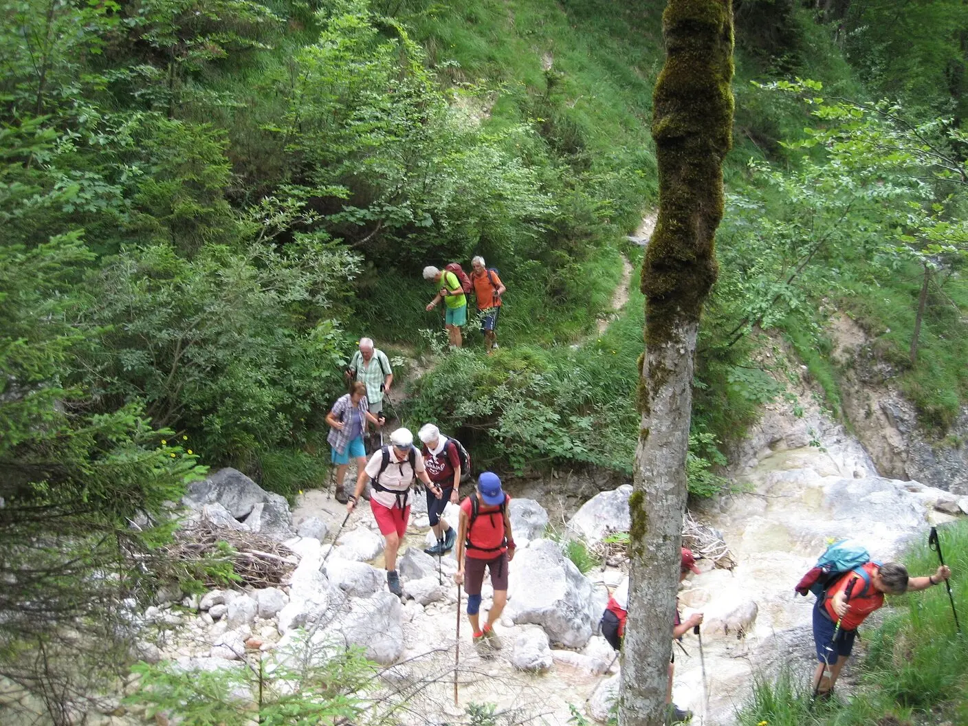 Seniorentour Steinerne Agnes | © DAV Laufen