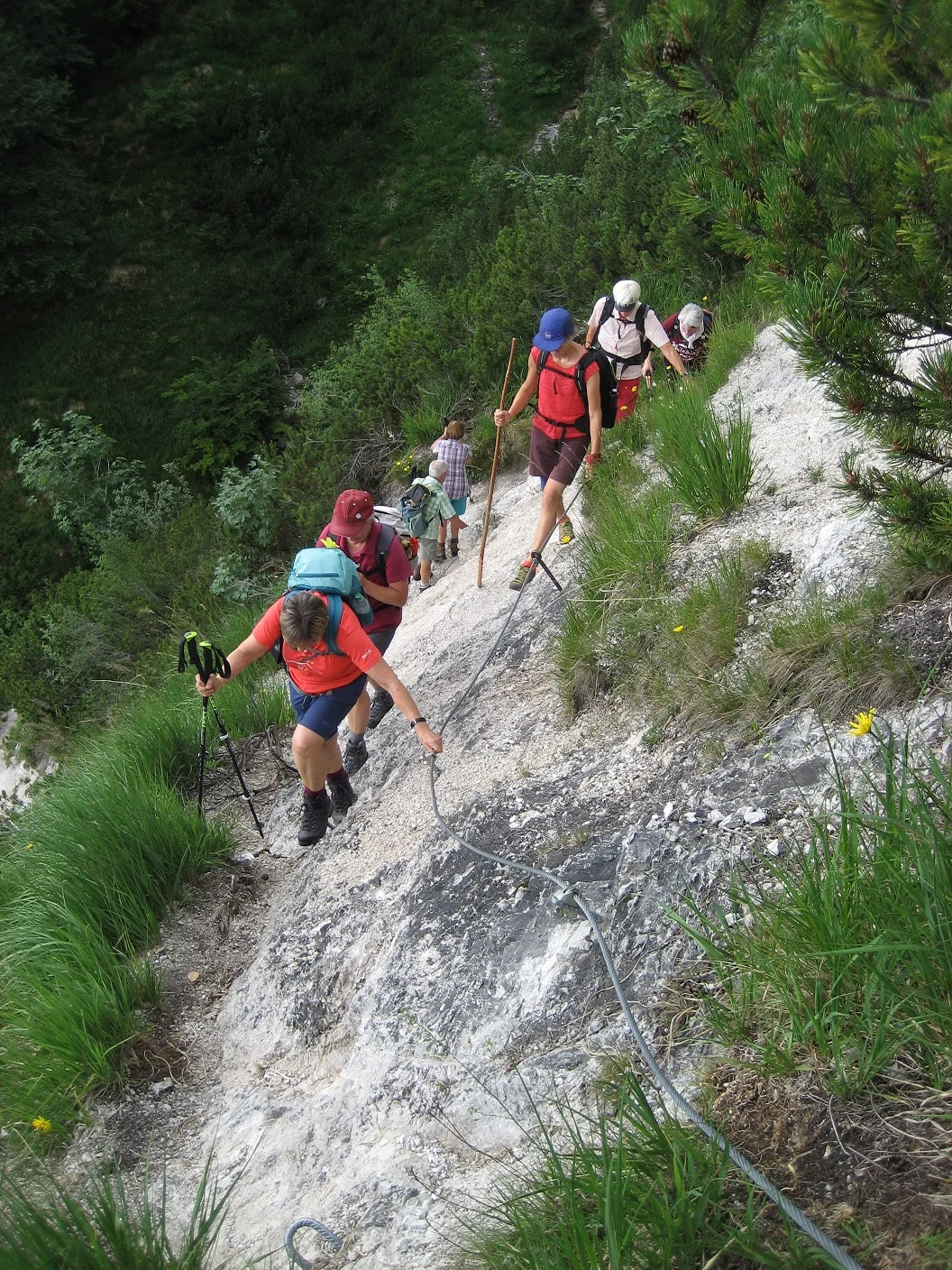 Seniorentour Steinerne Agnes | © DAV Laufen