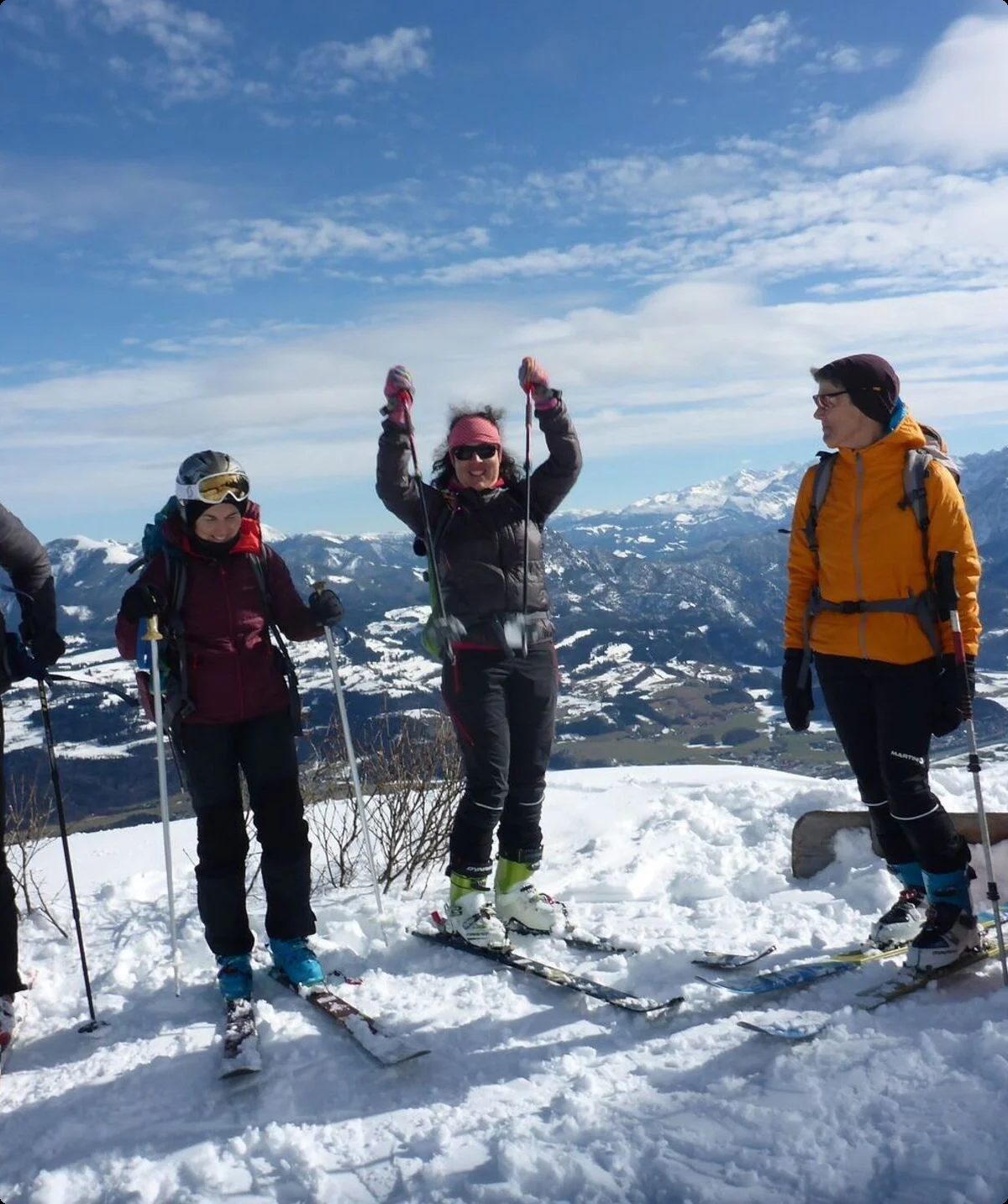 Seniorenskitour auf das Rossfeld | © DAV Laufen