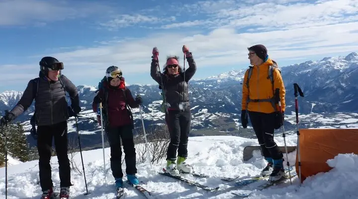 Seniorenskitour auf das Rossfeld | © DAV Laufen