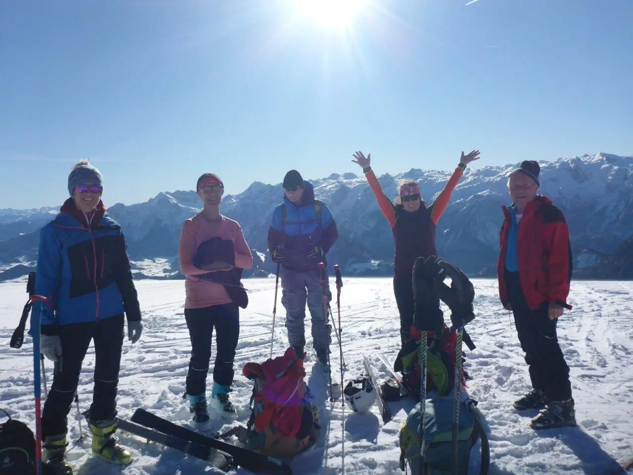 Seniorenskitour auf den Trattberg | © DAV Laufen