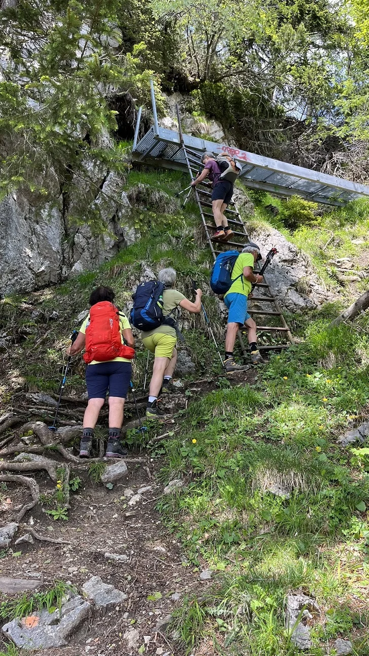 Besuch beim Nachbarn – Staufenhaus | © DAV Laufen