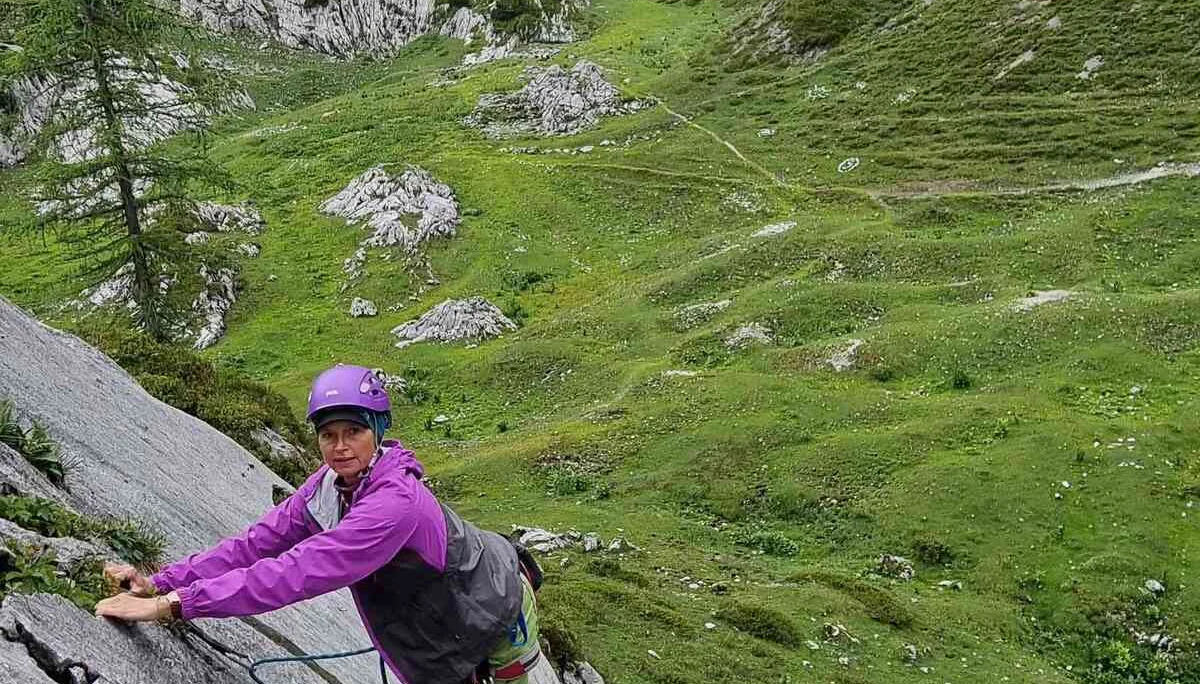 Kontrolle der Klettergärten auf der Laufener Hütte | © DAV Laufen