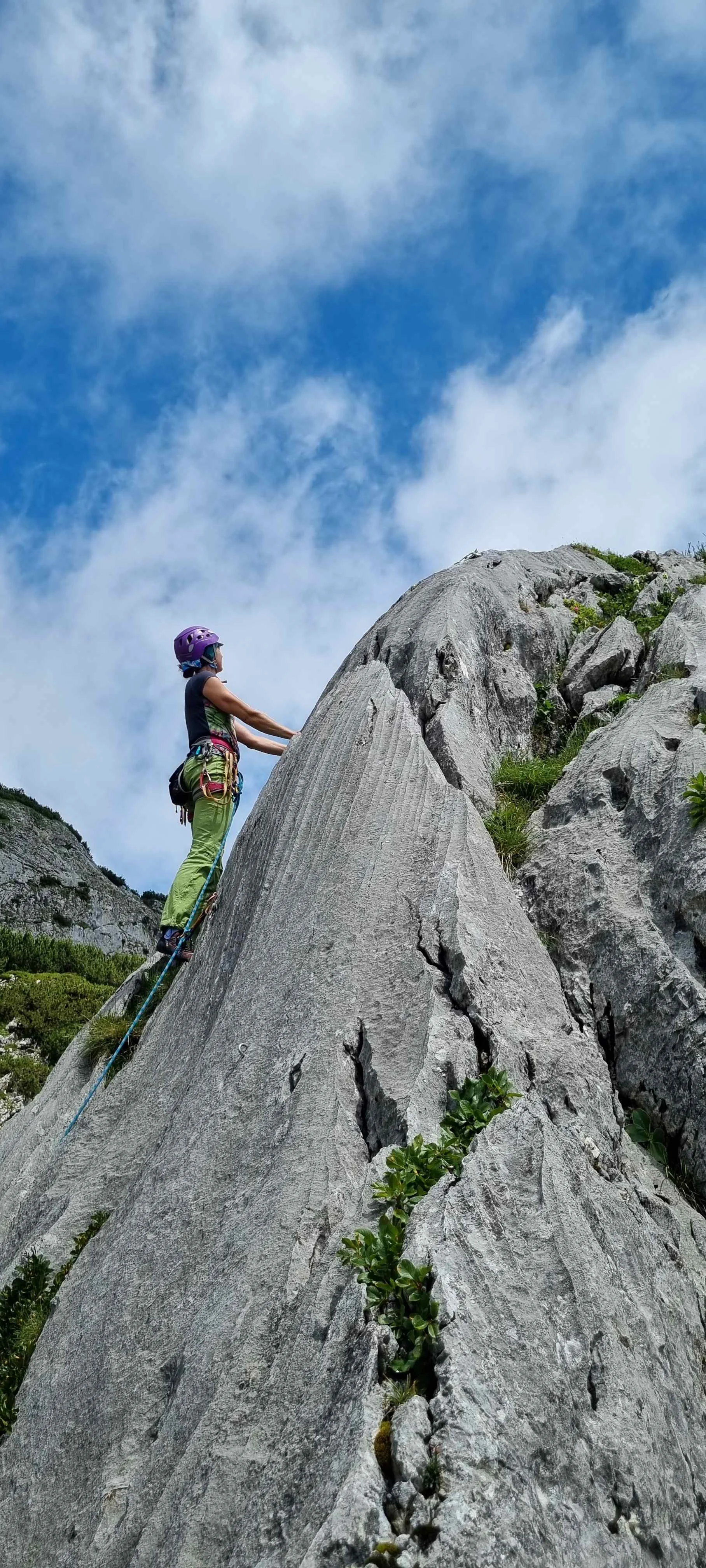 Kontrolle der Klettergärten auf der Laufener Hütte | © DAV Laufen