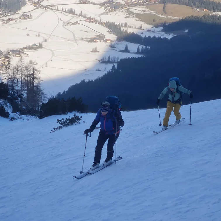 Skitourenwochenende mit der Patensektion Wasserburg | © DAV Laufen