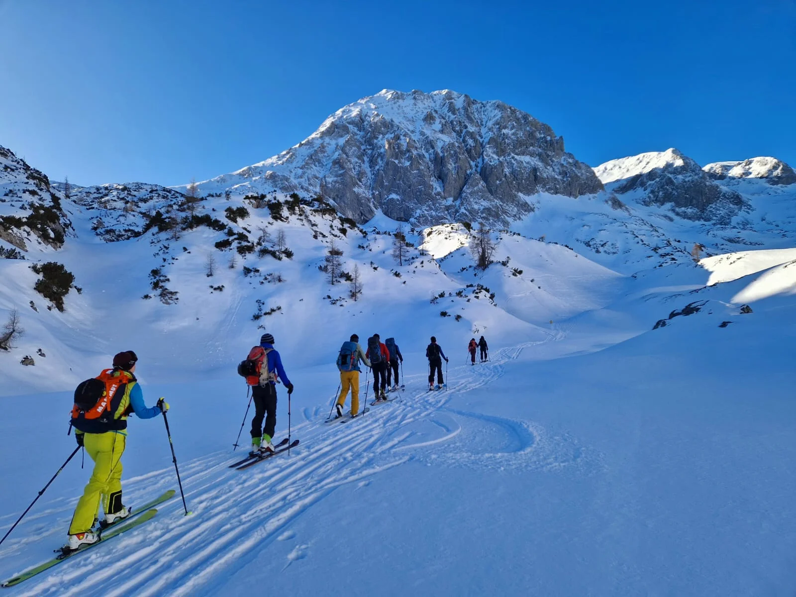 Skitourenwochenende mit der Patensektion Wasserburg | © DAV Laufen