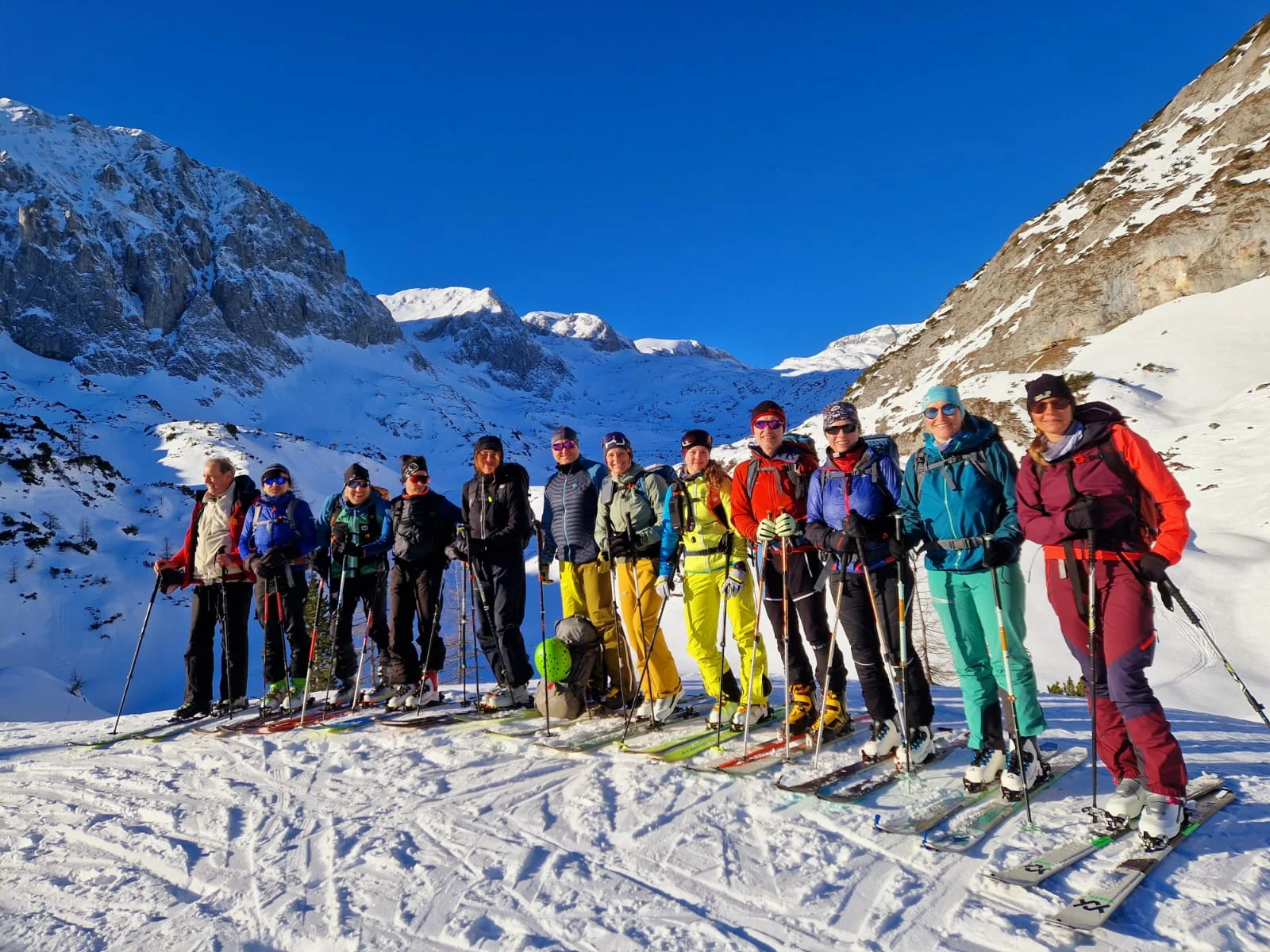 Skitourenwochenende mit der Patensektion Wasserburg | © DAV Laufen