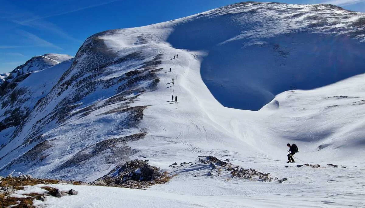 Skitourenwochenende mit der Patensektion Wasserburg | © DAV Laufen