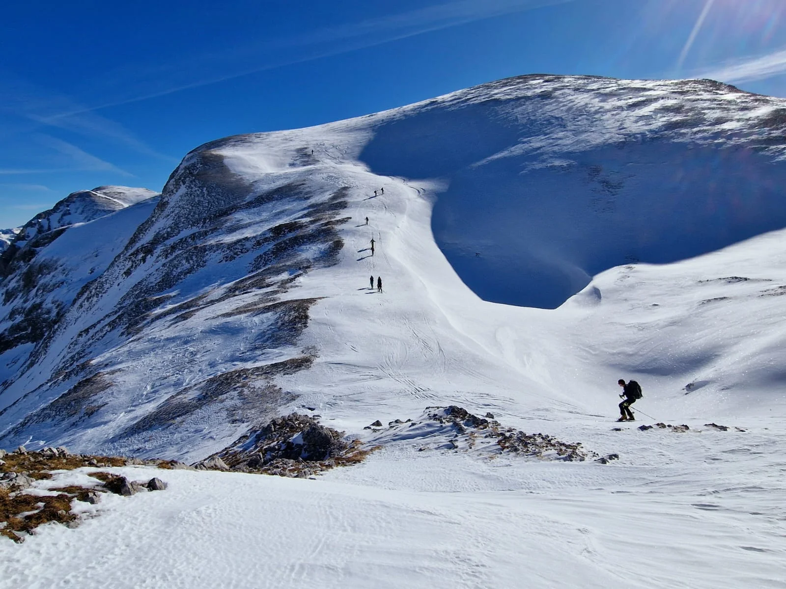 Skitourenwochenende mit der Patensektion Wasserburg | © DAV Laufen