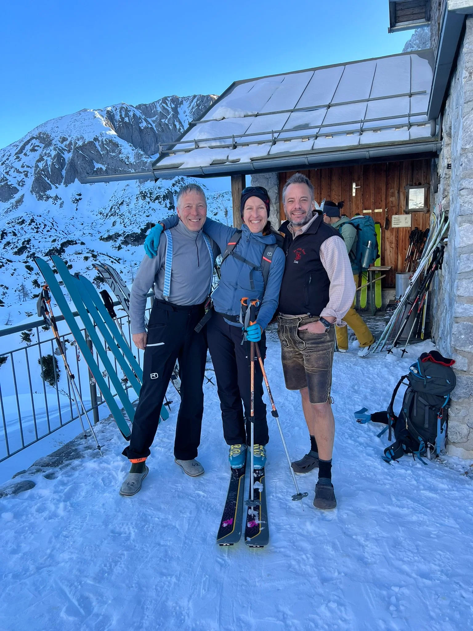 Skitourenwochenende mit der Patensektion Wasserburg | © DAV Laufen