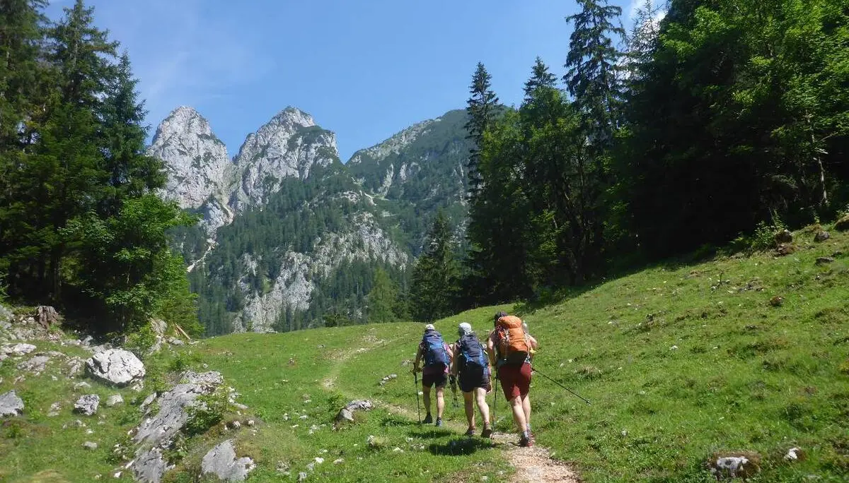 Besuch_beim_Nachbarn | © DAV Laufen