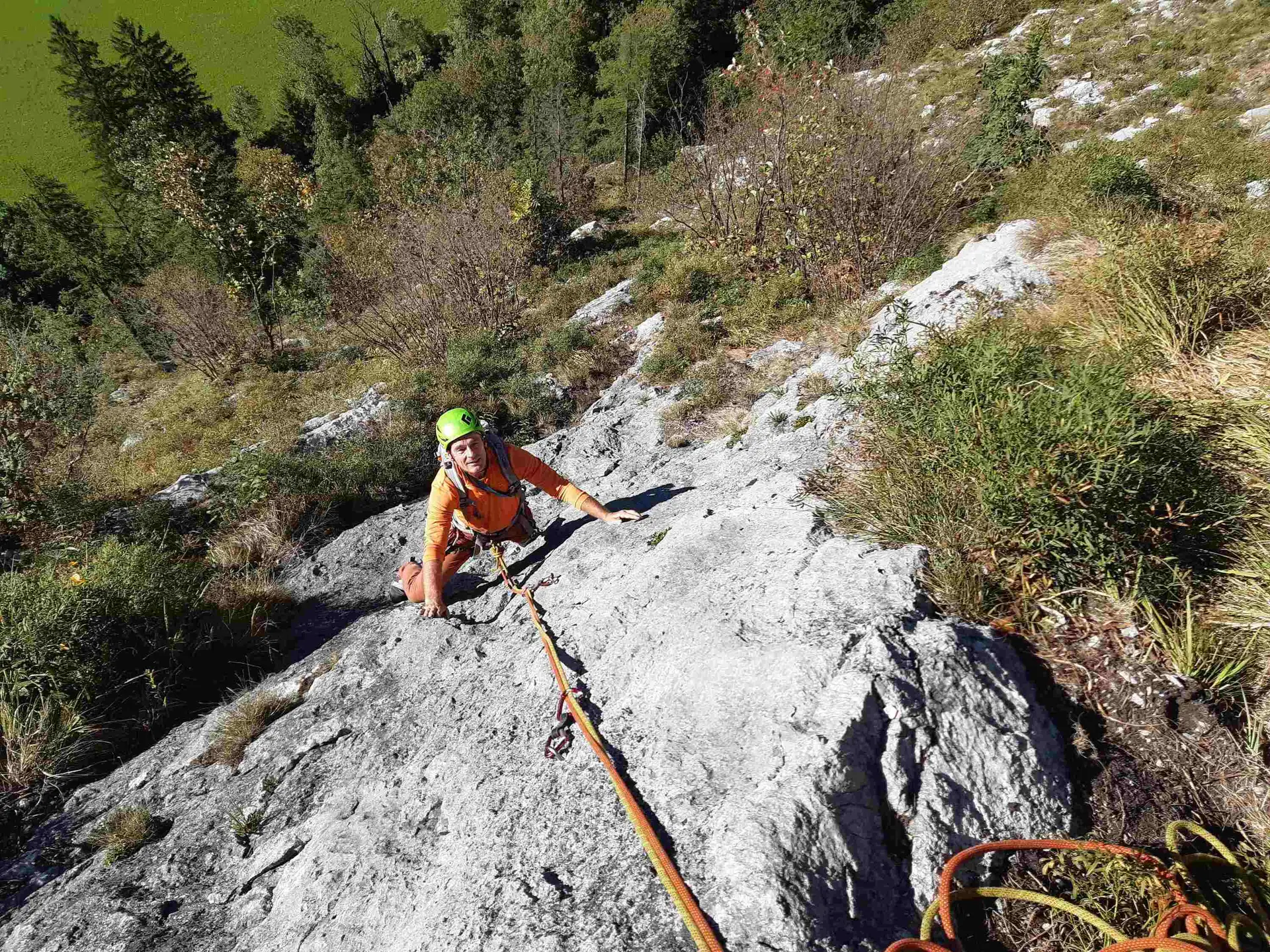Klettern in Hohlwegen | © DAV Laufen