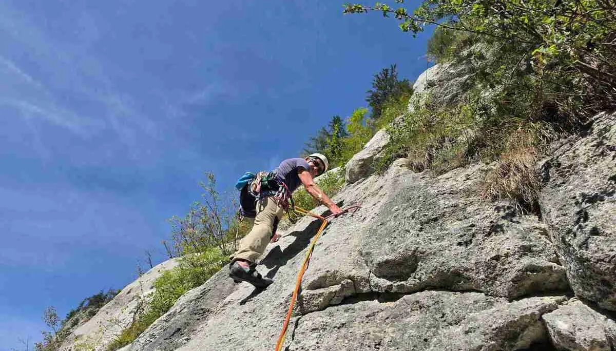 Klettern in Hohlwegen | © DAV Laufen