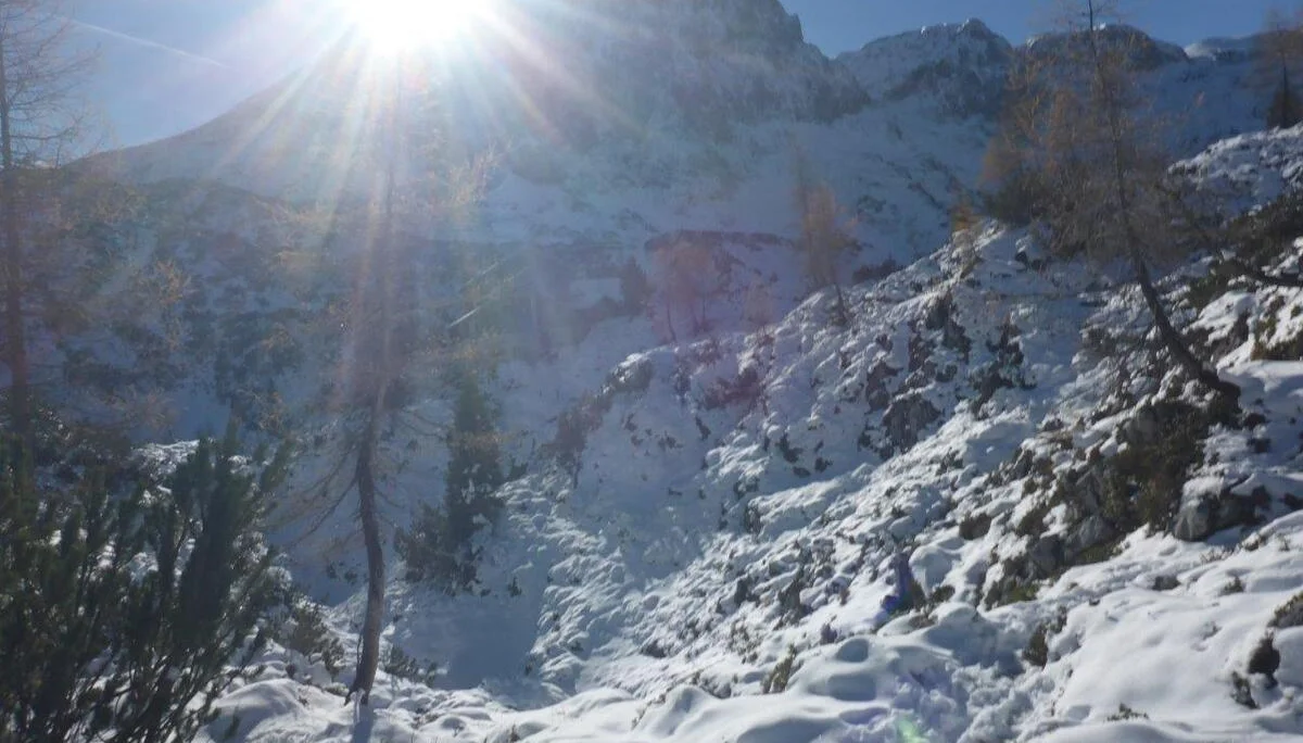 Ein sonniger Arbeitstag auf der Hütte | © DAV Laufen