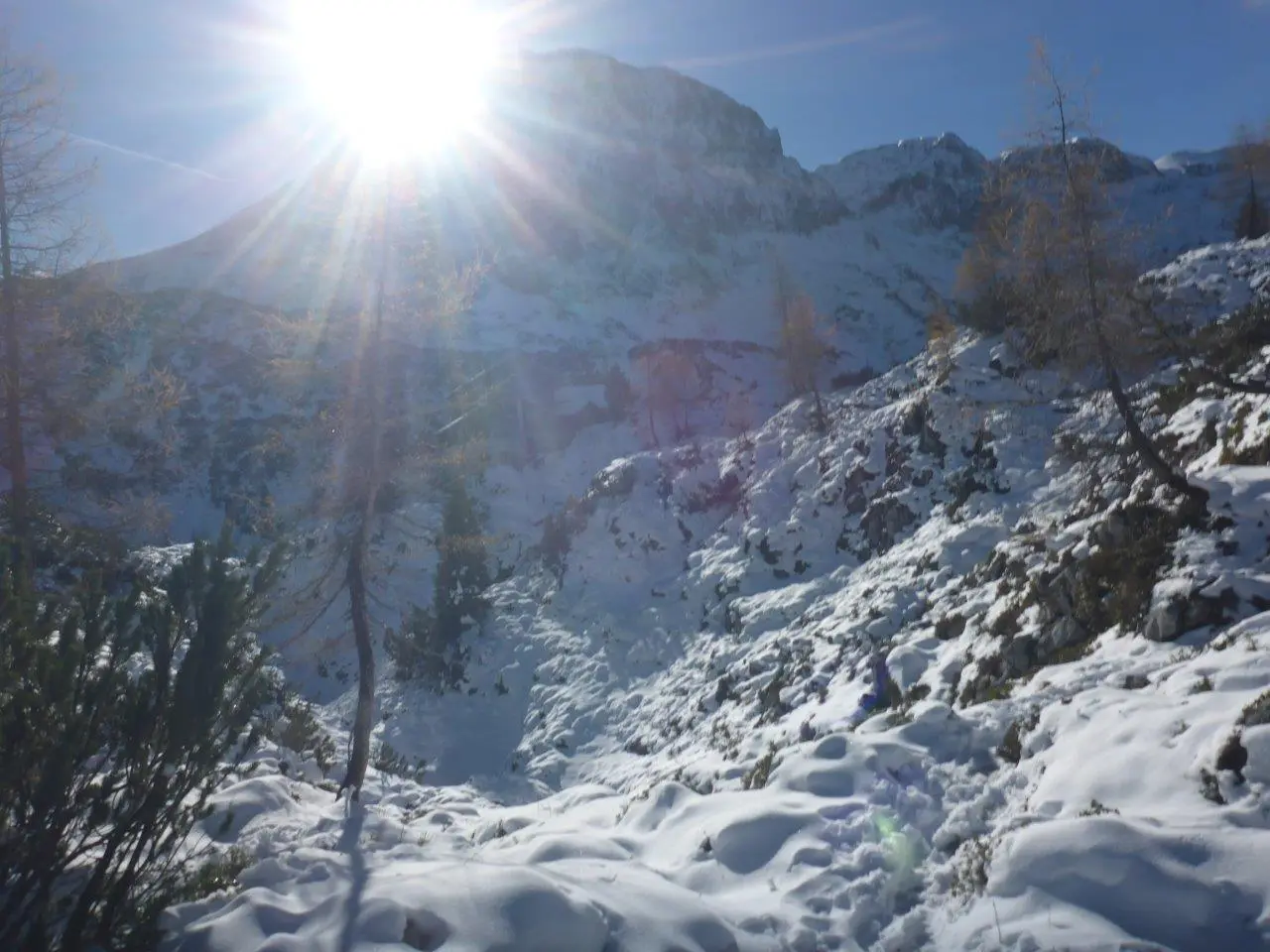 Ein sonniger Arbeitstag auf der Hütte | © DAV Laufen