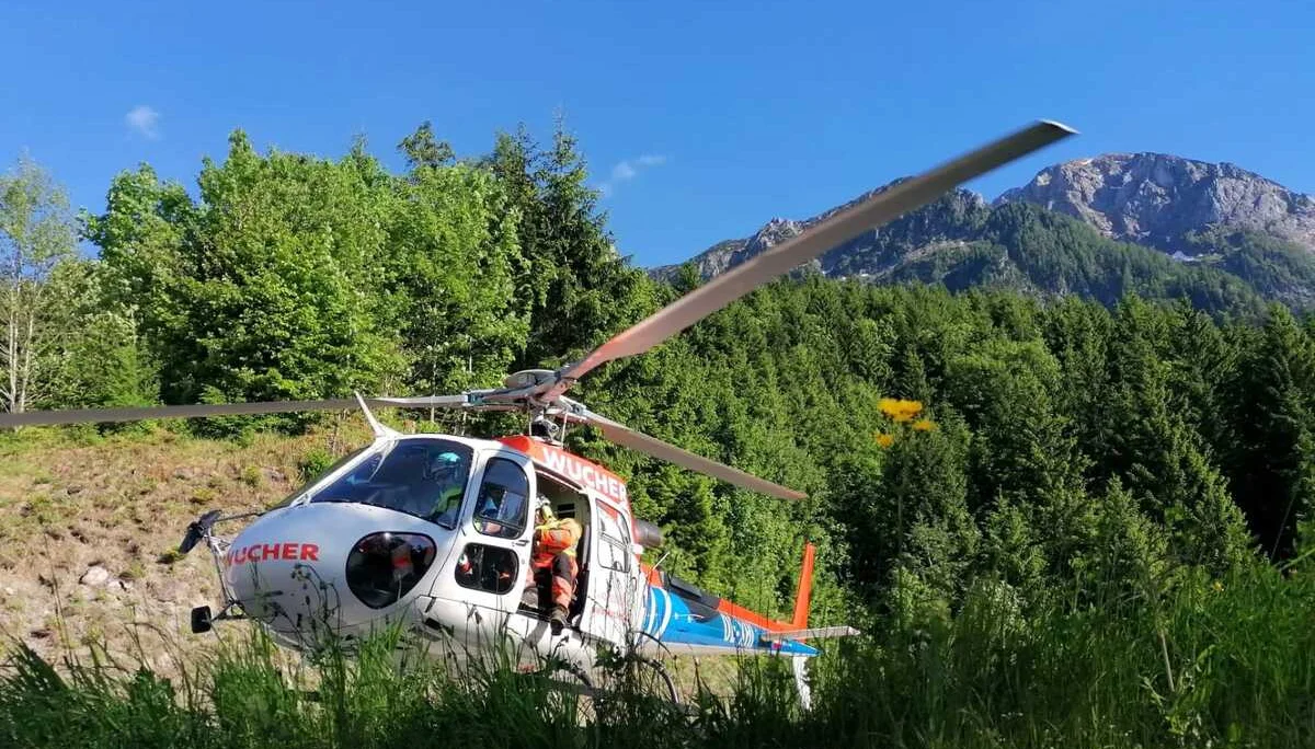 Hubschrauberversorgung  | © DAV Laufen