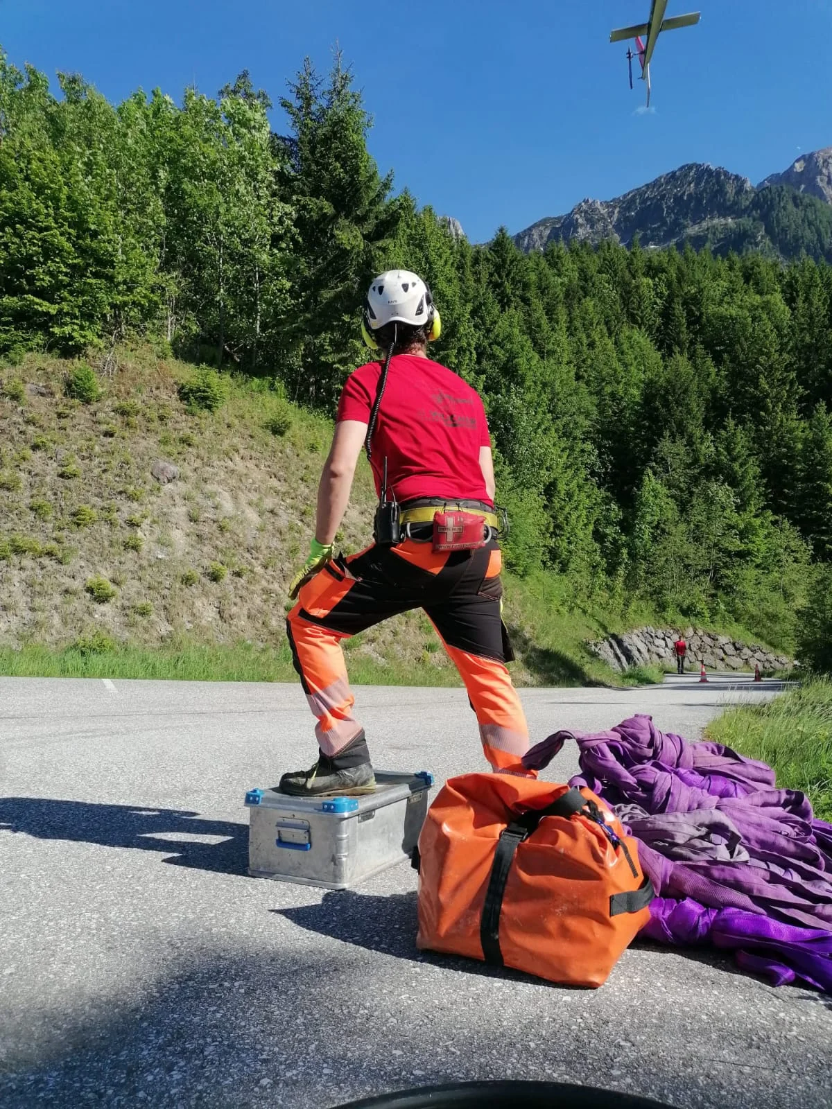 Hubschrauberversorgung  | © DAV Laufen