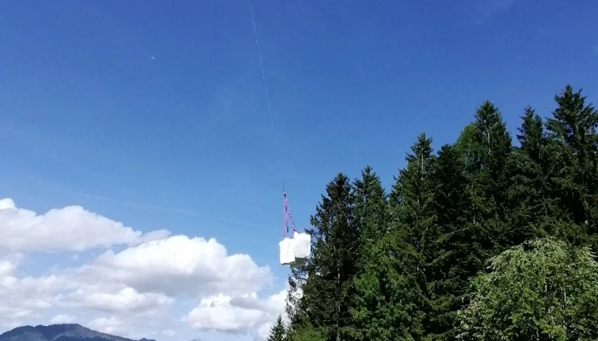 Hubschrauberversorgung  | © DAV Laufen