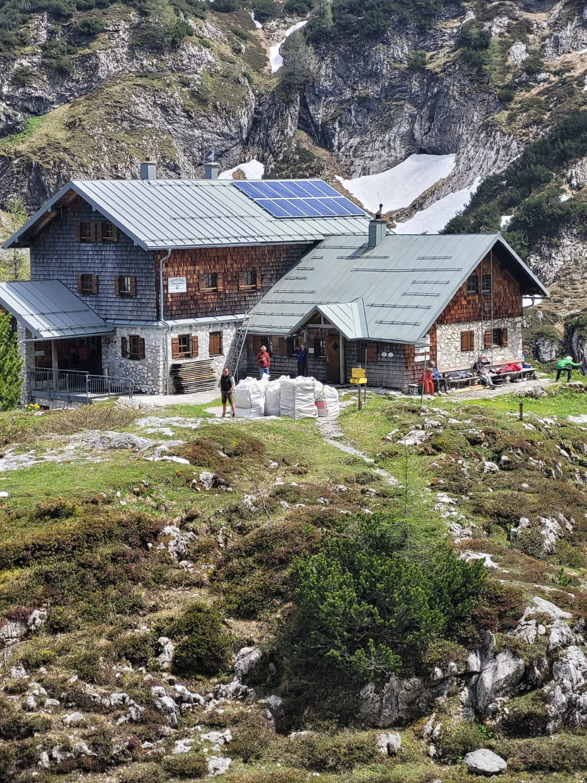 Hubschrauberversorgung  | © DAV Laufen