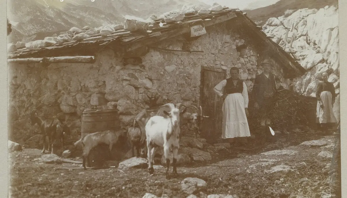 Tennalpe 1916 | © Fotografin: Eugenie Goldstern