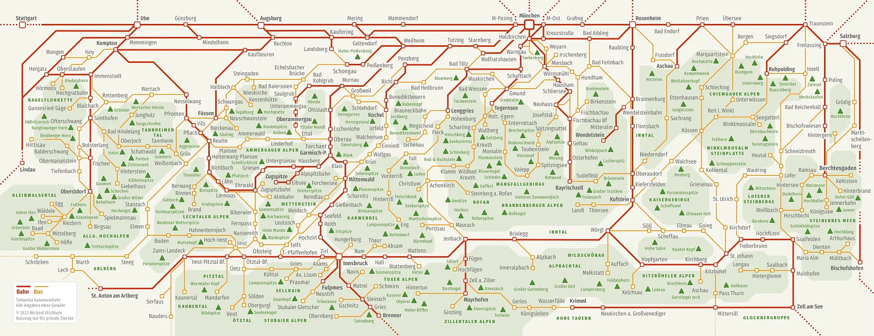 Karte | © DAV München-Oberland